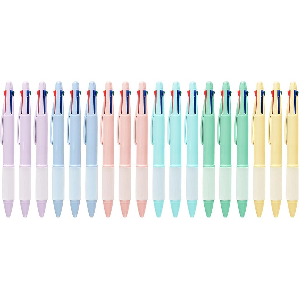 Multicolor Ball Point Pens 4-in-1 Colored Pens (1.0mm) Assorted Inks 4-Color Ballpoint Pen (8 Pack)