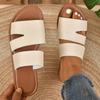 Fashion Sandals Flats Casual Slippers Summer Dress Shoes 2024 New Fashion Beach Bohemian Slippers Home Slides Women Shoes for Women