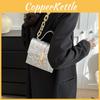 Casual Commuting Pu Leather Square Bag Trendy 2023 Fashion Chain Crossbody