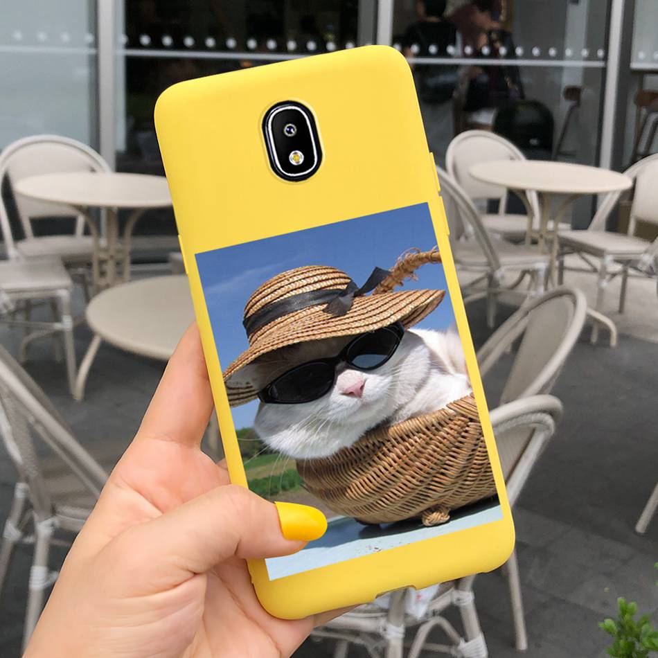 Candy Color Silicone Phone Case For Samsung Galaxy J3 J5 J7 2017 Case J330 J530 J730 Soft TPU Cover For Samsung J3 J5 J7 2017