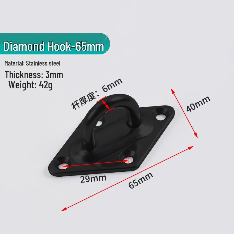 Jinrongda Heavy-Duty Stainless Steel Ceiling Hook for Fans