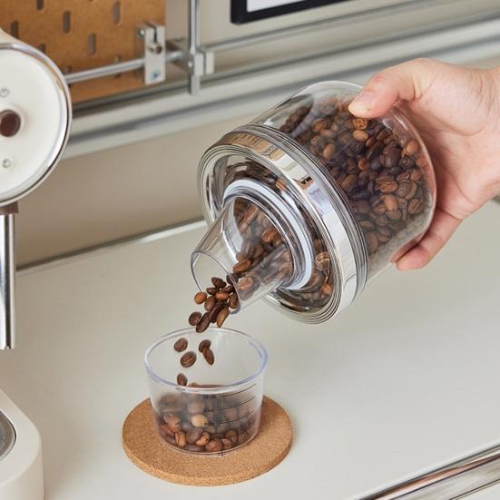 900/1400/2000/2600ML Sealed Jar with Airtight Lid Large Capacity Clear Fruit Dry Goods Nuts Grain Cereal Seasoning Tea Leaf Container Storage Box