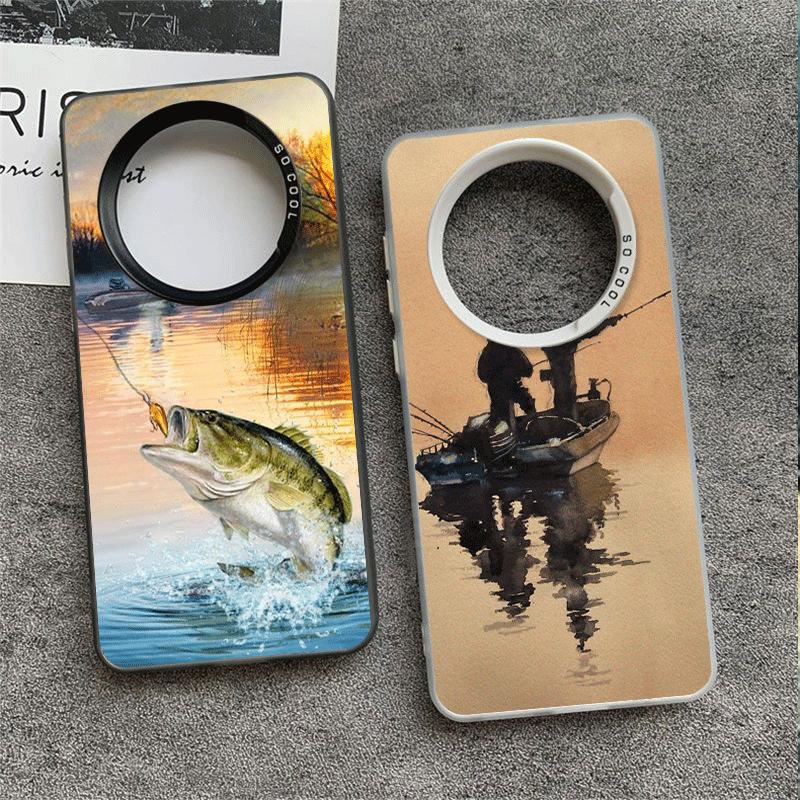 Hunting Fishing Man Soft Phone Case for Xiaomi Redmi Note 13 14 15 Pro Plus 12S 12 11S 11 11T 10S 10 Shockproof Cover Back Shell