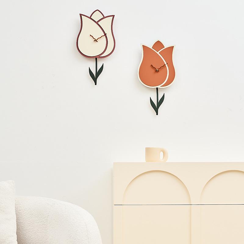 

Настенные часы Wozoom Tulip - Современный скандинавский роскошный дизайн для гостиной