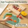 Anti-slip Plastic Kitchen Cutting Board, BPA-free Cutting Board with Hanging Holes, Multi-functional Solid Food Cutting Board, E