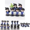 Cute Detective Conan Q Version Figures Set Of 6 Desk Display Cake Topper Home Decoration