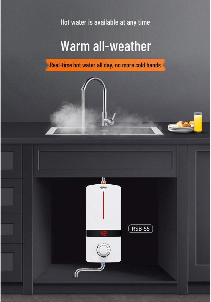 Mini Dual-Use Instant Electric Water Heater for Sink