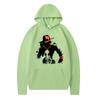 One Piece Anime Character Print Hoodie Loose Fit Casual Sweatshirt Couples Teens