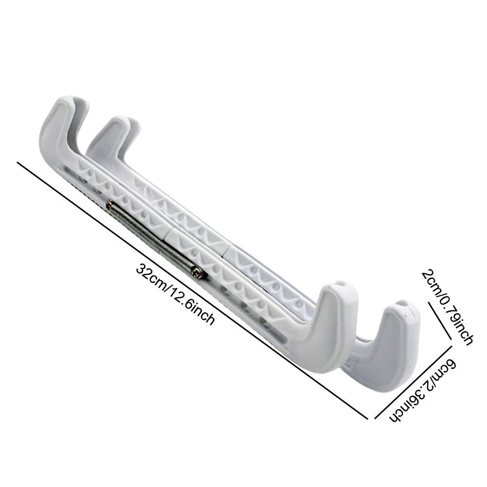 2 szt. Pokrowiec na ostrze łyżwy figurowej Ochraniacz na ostrze łyżwy Regulowany ochraniacz na ostrze do chodzenia na łyżwach Ochraniacz na ostrze łyżwy figurowej hokejowej