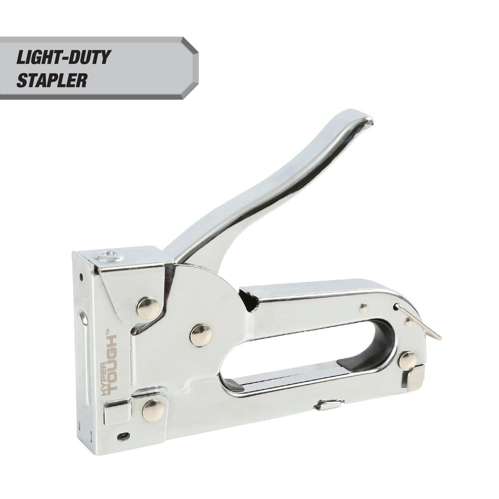 Durable Chrome-Plated Light-Duty Stapler Easy Operation Handle Lock Lightweight Construction Compatible with Various Staples