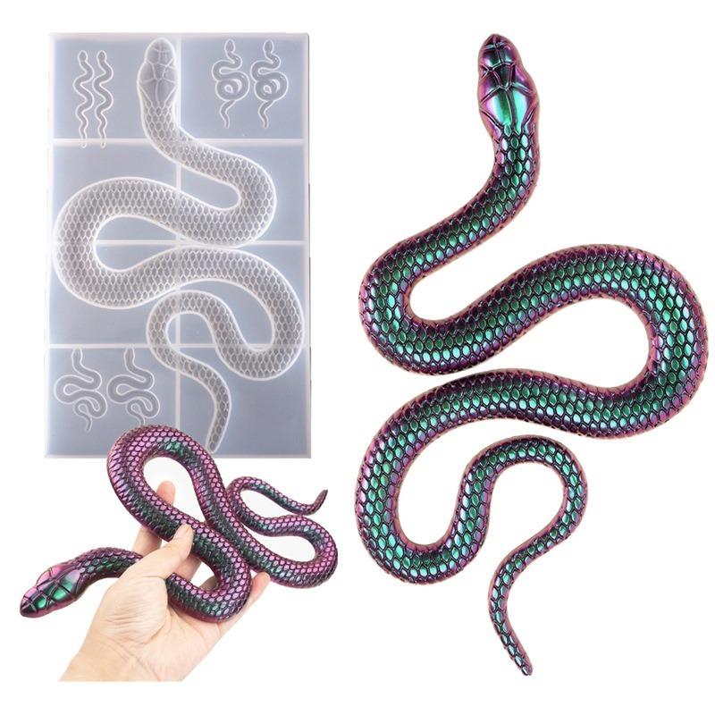 Large Snake Mirror Silicone Mold for Resin DIY Crystal Epoxy Resin Mold