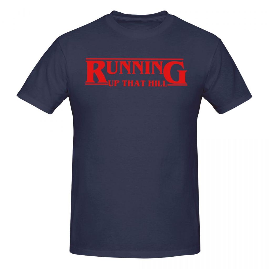 Unisex Laufen Den Berg Hinauf Kate Bush Retro T-Shirt Vintage Baumwolle Rundhals-Shirts