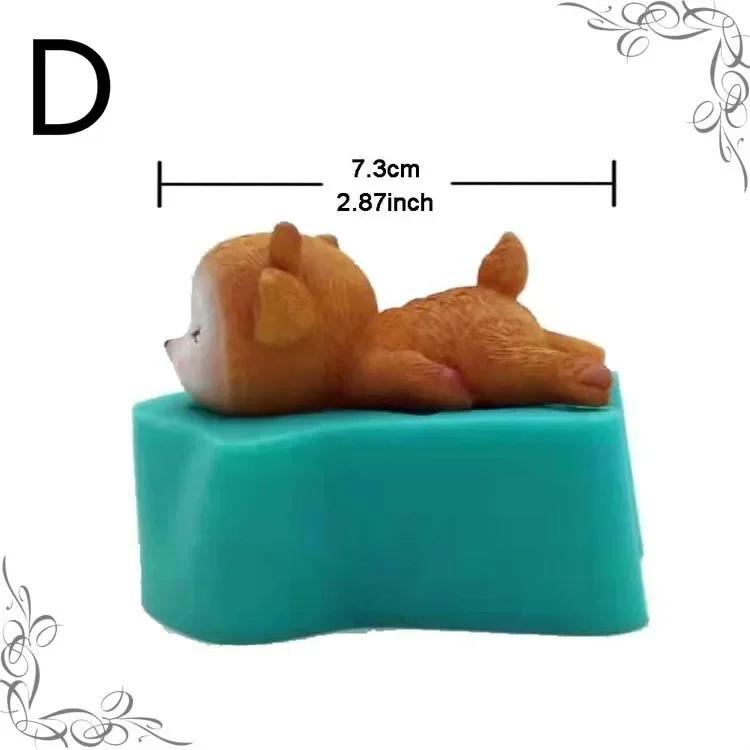 

1 Pcs Sika Deer Shape Silicone Mold Cute Pet Cake Chocolate Resin Mold 3D Deer Cake Decorating Tools Soap Candle Mold