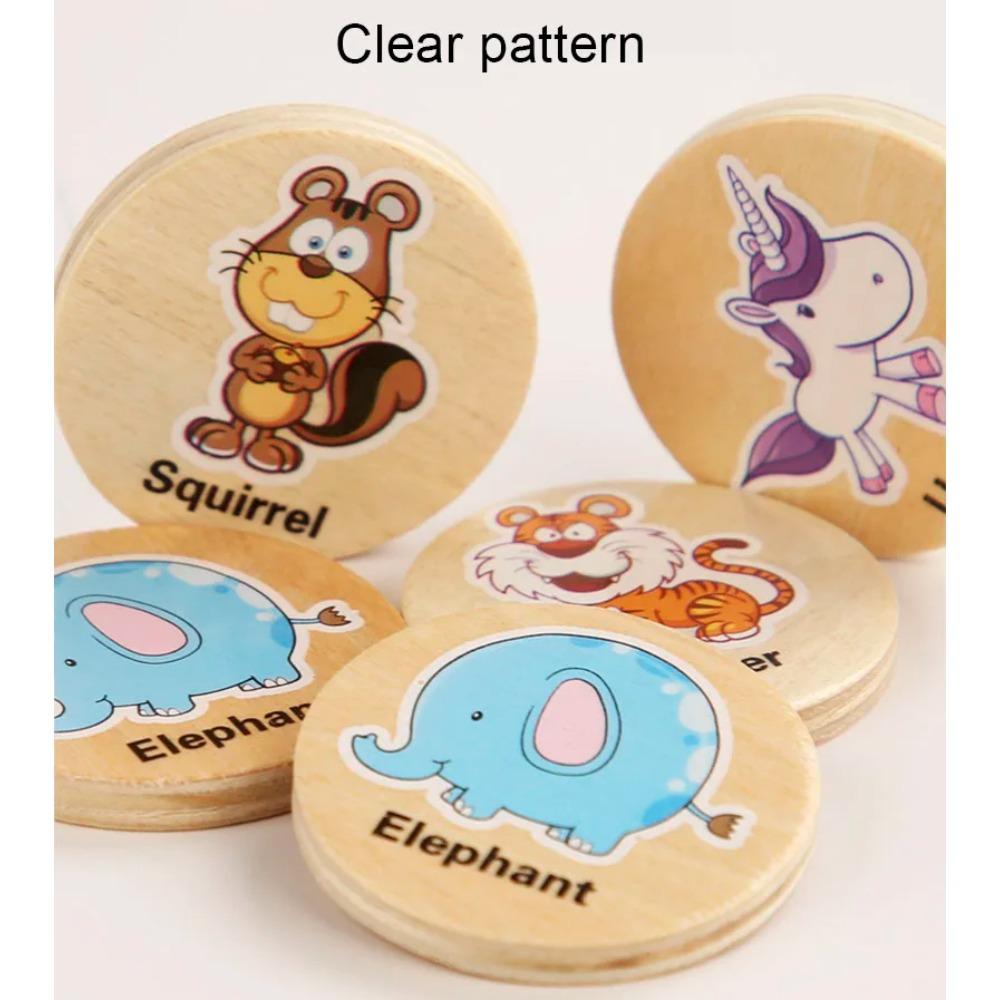 Find The Same Pattern Puzzle Game Baby Wooden Educational Toys for Children Kids Cartoon Memory Chess Logic Thinking Training