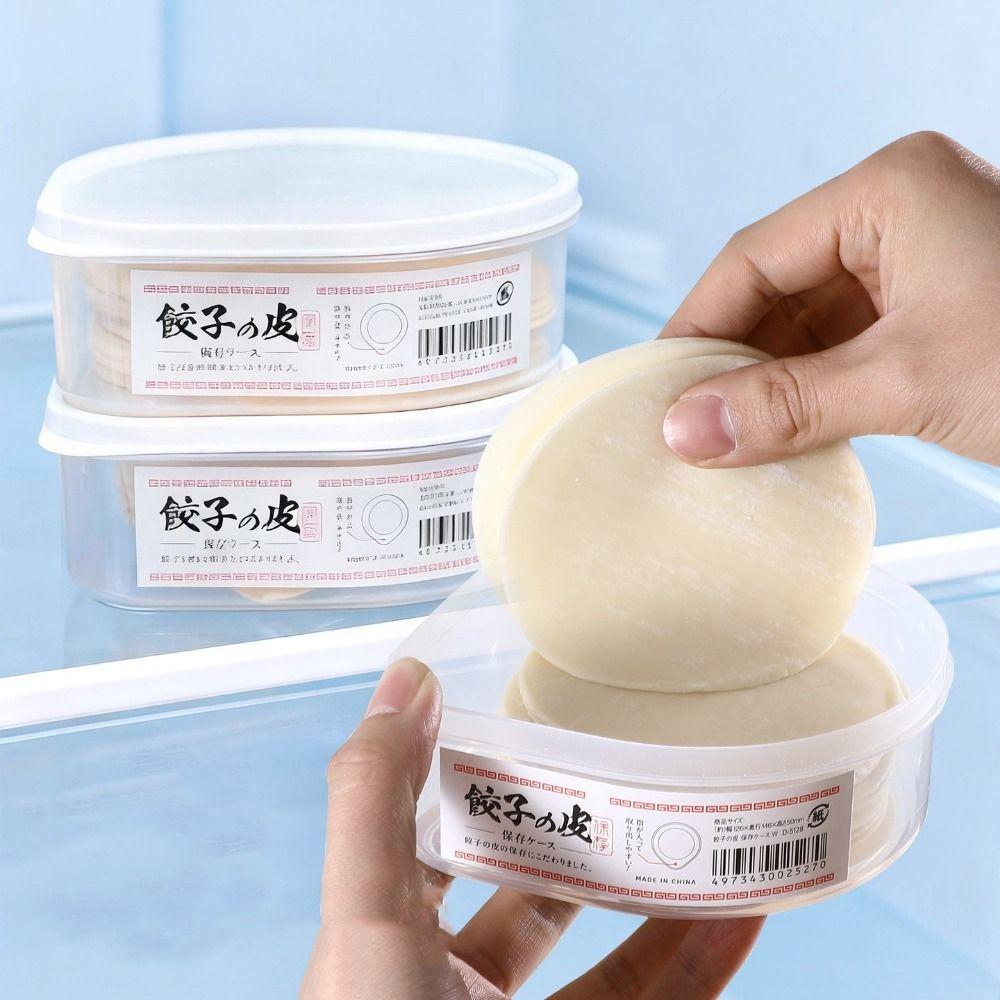 Sealed Dumpling Skin Storage Box Fresh-keeping Freezing Organizer  Home Use