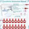 Full Chicken Watering System With 16 Cups Stable Construction And Easy Assembly For Poultry