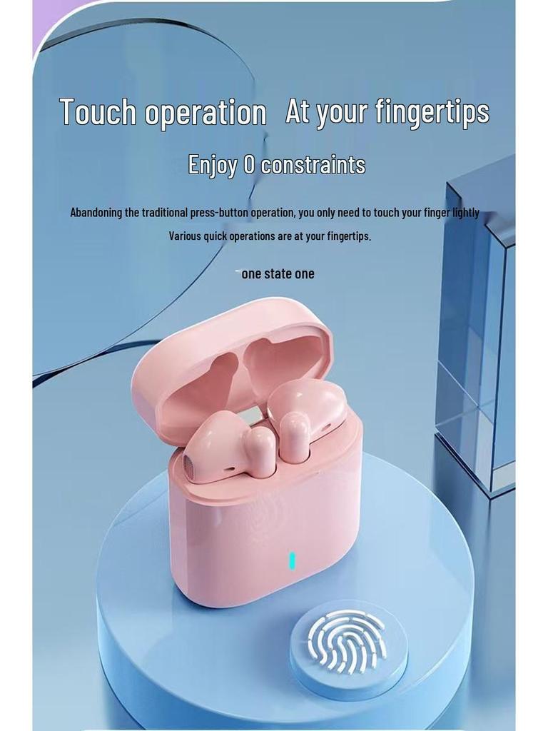 Macaron Bluetooth Earphones: Stereo In-ear, Noise Cancelling, Comfortable Fit