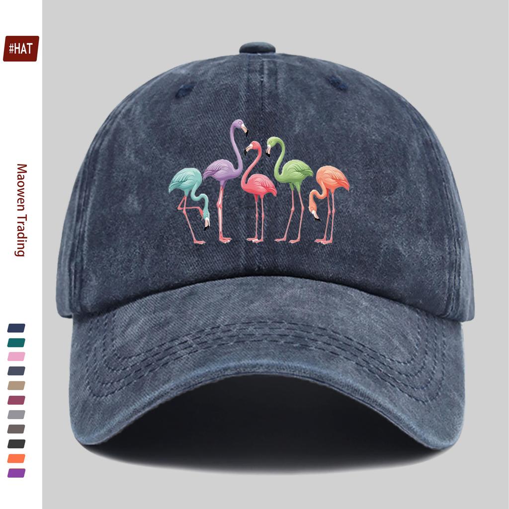 Pc Stück Bunte Flamingo-Print Trucker-Kappe Verstellbare Snapback-Kappe mit Flamingo Leicht Geeignet für Männer Frauen für