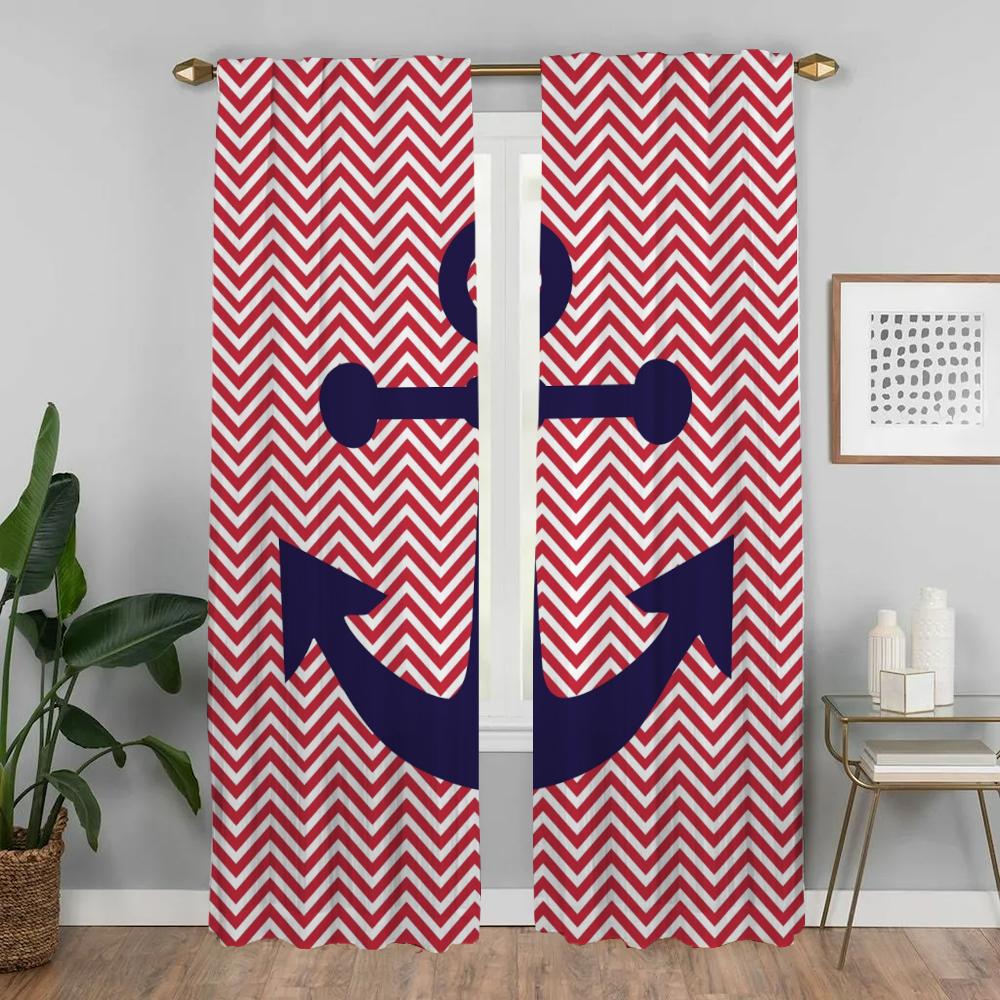 Küchenvorhänge Kinderzimmer Anker Wohnzimmer Vorhang Jalousien Moskitonetze für Kamera Halloween Dekoration Raumteiler