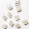 ABS Imitation Pearl High Gloss Rhombus Beads for DIY Jewelry