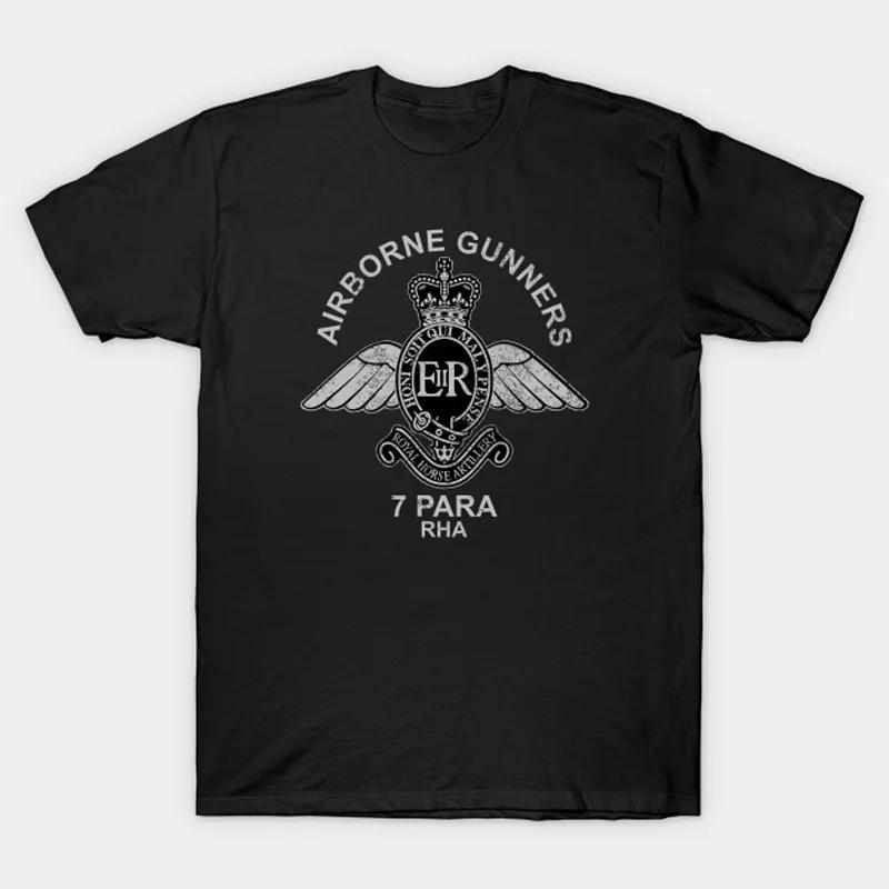 

British Airborne Forces 7 Para RHA Airborne Gunners T-Shirt 100% Cotton O-Neck Short Sleeve Casual Mens T-shirt Size S-3XL - ... S разноцветный