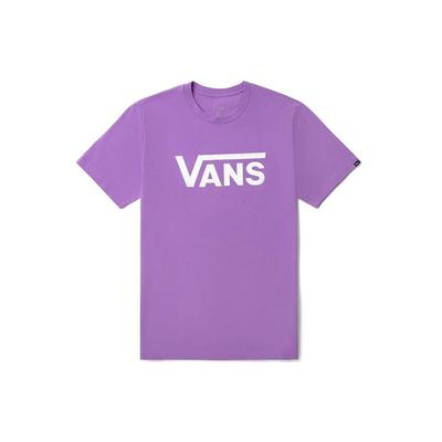Vans T-shirt Sportiva Casual a Maniche Corte con Stampa Logo Unisex Top Lavanda VN0A4MM6Z71