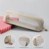 Transparent Makeup Brush Storage Bag, Portable Hand-Held, Easy Design, Large Capacity for Eyebrow Pencils And Eyeshadow Brushes