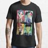 Harajuku Anime Shirt Gorillaz Tee Adult Great Quality Tshirt Retro Manga Graphic Tshirts Men Clothing Oversized T Shirt Mens Tee
