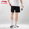 LI-NING Unisex Quick-Dry Flat-Mouth Casual Shorts