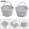 Pool Maintenance Skimmer Filter Basket Long-lasting Durability Robust Materials User-friendly Handle Accessory