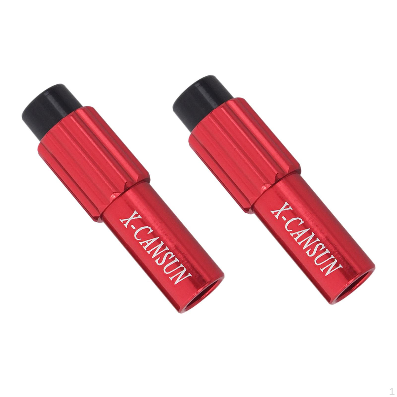 

2 шт. регулятор велосипедного троса, линейный регулятор для велосипедов, регулировочные винты адаптера красный