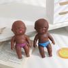 Muñecas Bebé Elásticas Suaves Natasha Negras Juguete para Apretar, Juguete Fidget de TPR Elástico de Elevación Lenta, Regalo para Alivio del Estrés para Niños Adultos