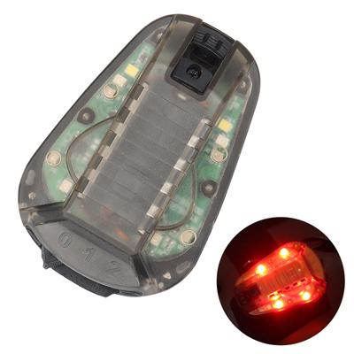 Helmet Strobe Light Water Resistant Helmet-mounted Lamp Survival Safety Flash Light For Outdoor