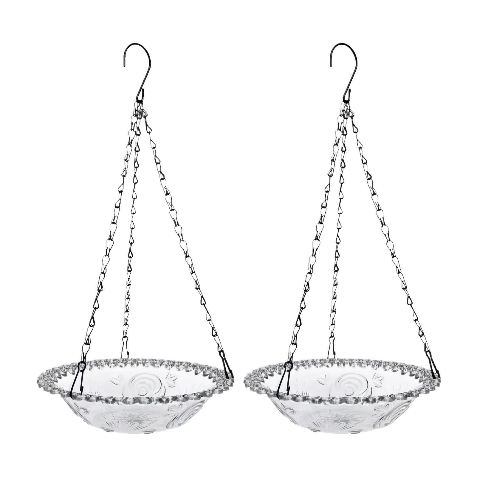 

Подвесная кормушка для птиц, Декоративное уличное купальница для птиц, Балконный садовый кормушка-украшение. One Size