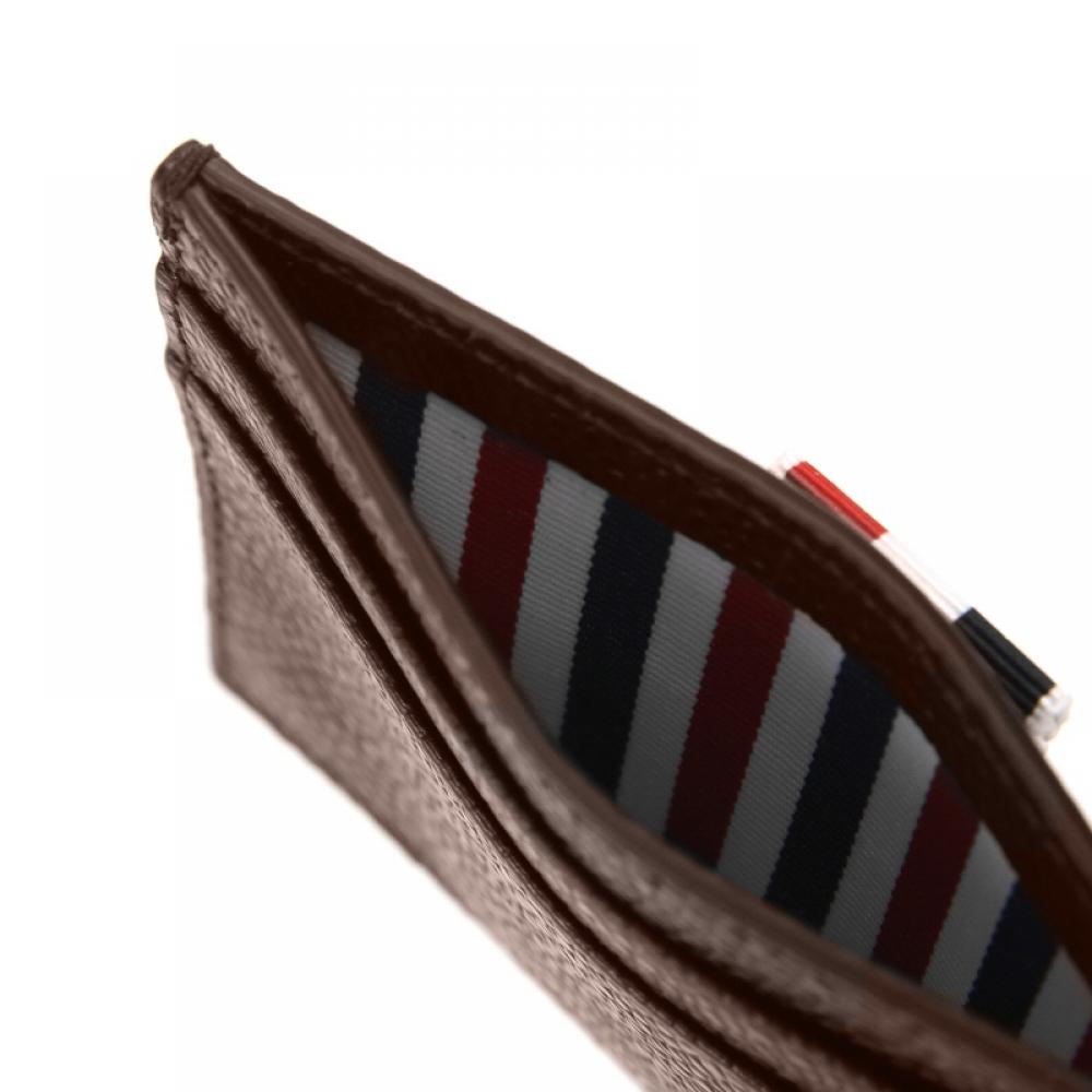 Tom Brown Faw035a 00198 205 Pebble Grain Three Line Tab Card Holder