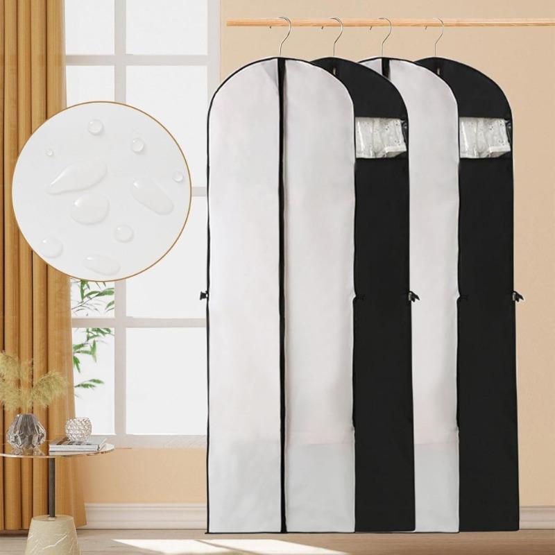 Faltbare Wasserdichte Reißverschluss Staubschutzhülle Schutztasche für Anzüge Reiseaufbewahrung Hängende Kleideraufbewahrung Kleiderschrank Kleiderschutz