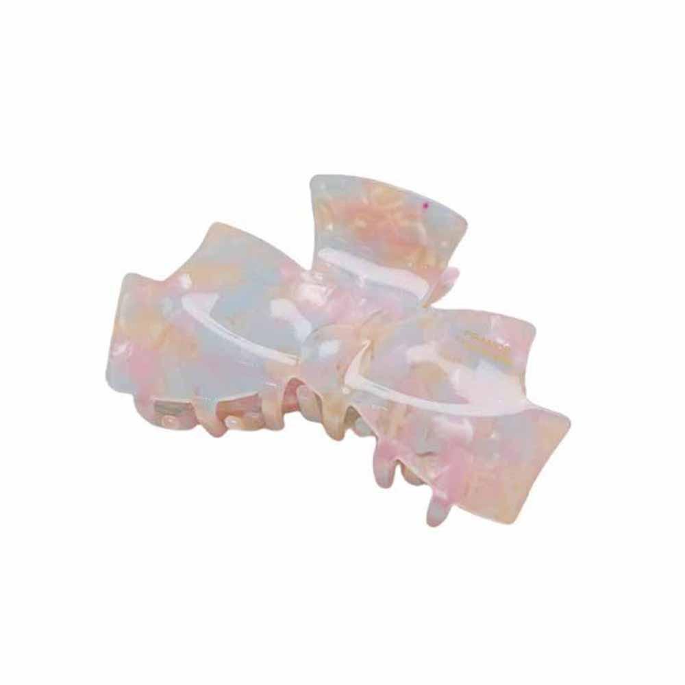 

Geometric Solid Color Shark Clip Hairpin Korean Style Shark Clip Retro Bow Acetate Hair Claw Girls Style D