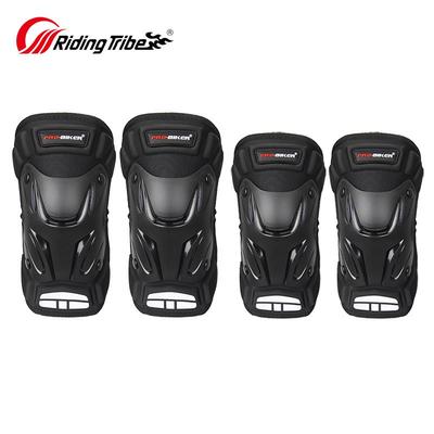 Motorcycle Knee Elbow Pads Set Riders Cycling Protective Gear Safety Equipment Adult Unisex PP Hard Shell