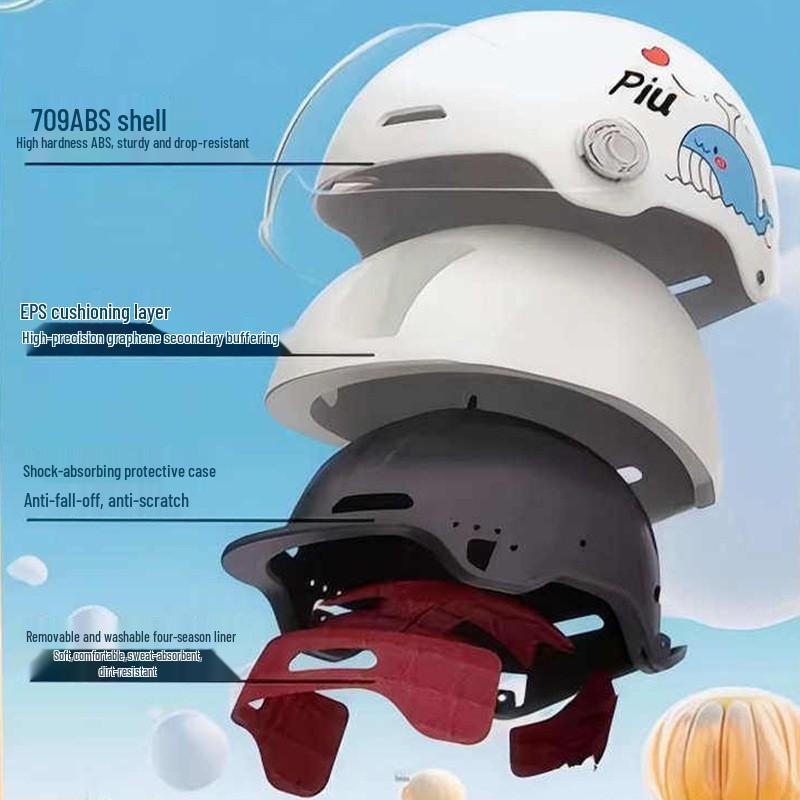 3C Certified Universal Children's Helmet for All Seasons – Summer Sun & Fall Protection for Boys & Girls Riding Electric Scooters
