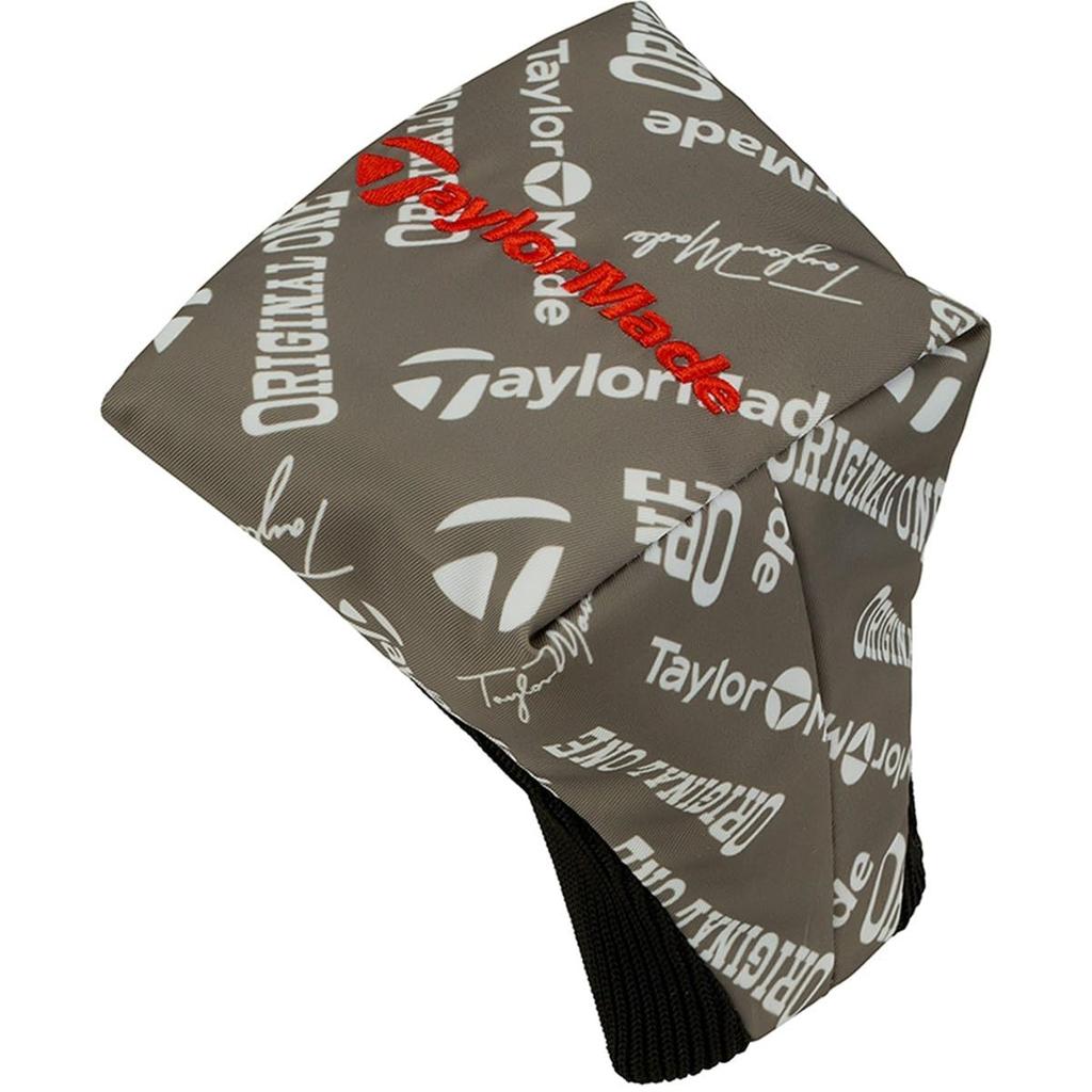 TaylorMade Icon Graphic Putter Cover, Mallet, Acid Brown, Unisex Headcover, TL601 25FW