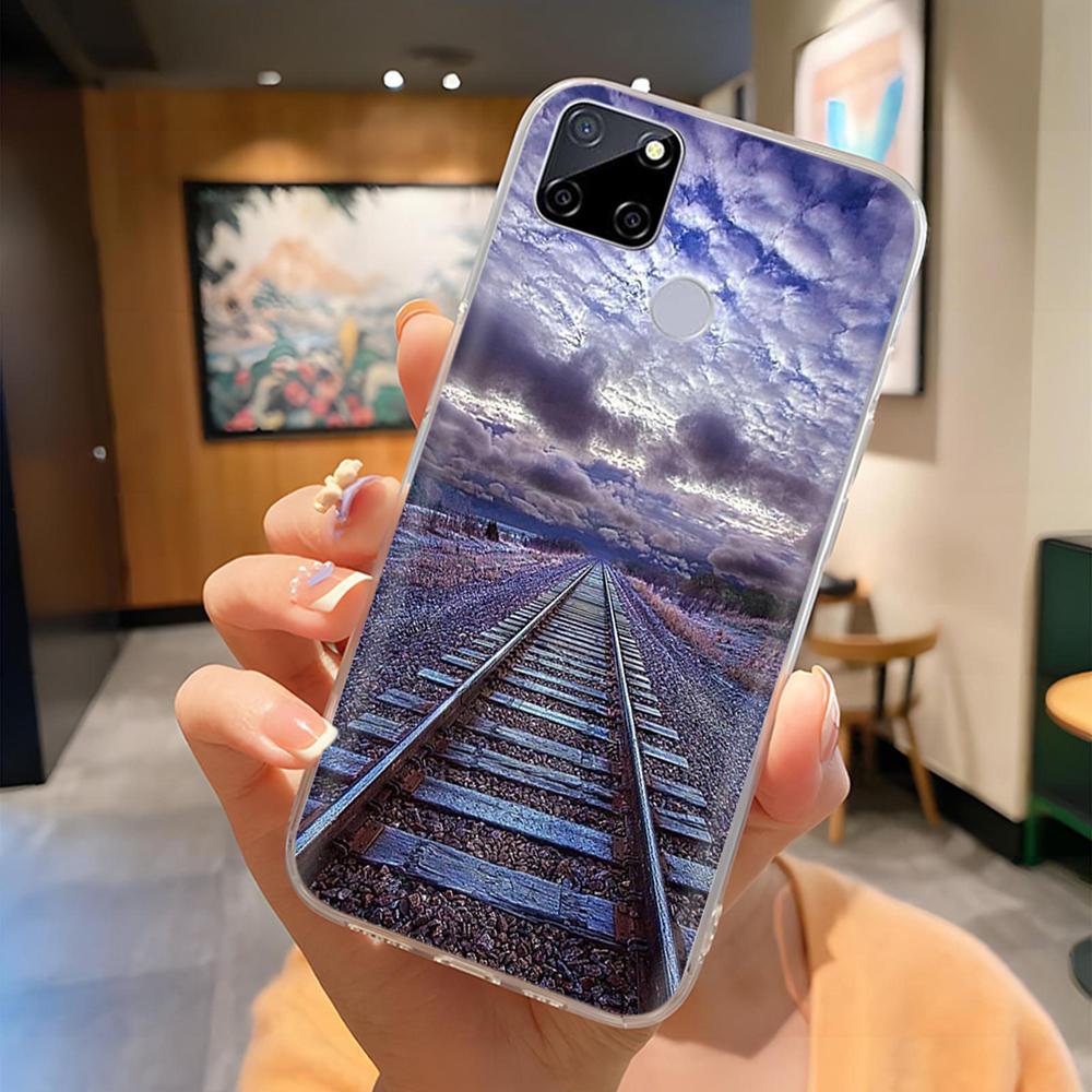 Case For Realme C25 C25s Coque Cute Cartoon Painted Soft Silicone Cover For OPPO Realme C25S C25 Cases Bumper RMX3195 RMX3197