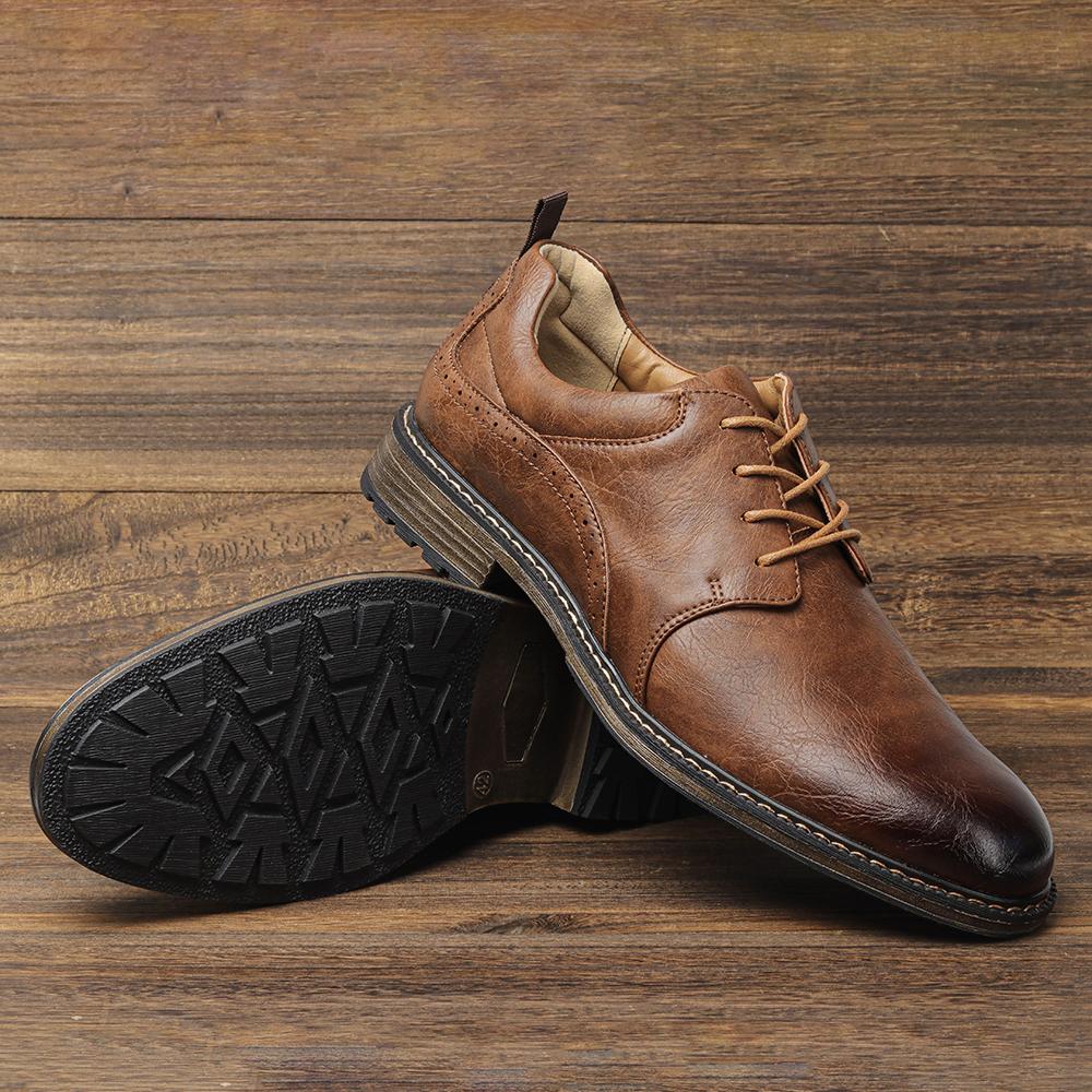 Men Shoes Brand Comfortable Fashion 2026 Shoes Men Leather