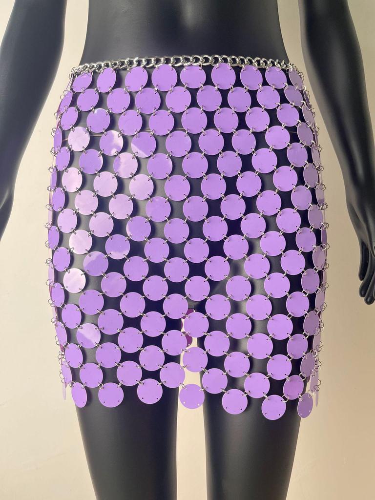 Europäischer Amerikanischer Punk-Stil Paillettenrock