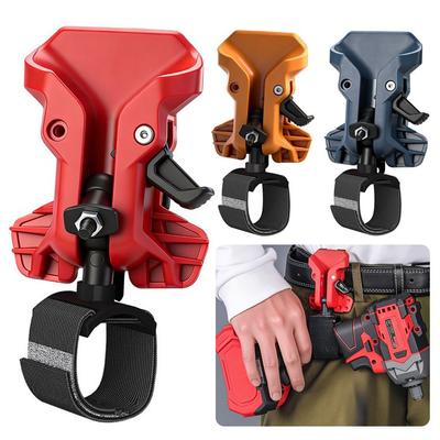 Self-locking Drill Holder Belt Clip High-hardness Quick-hook Tool Holder  Power Tool Usage