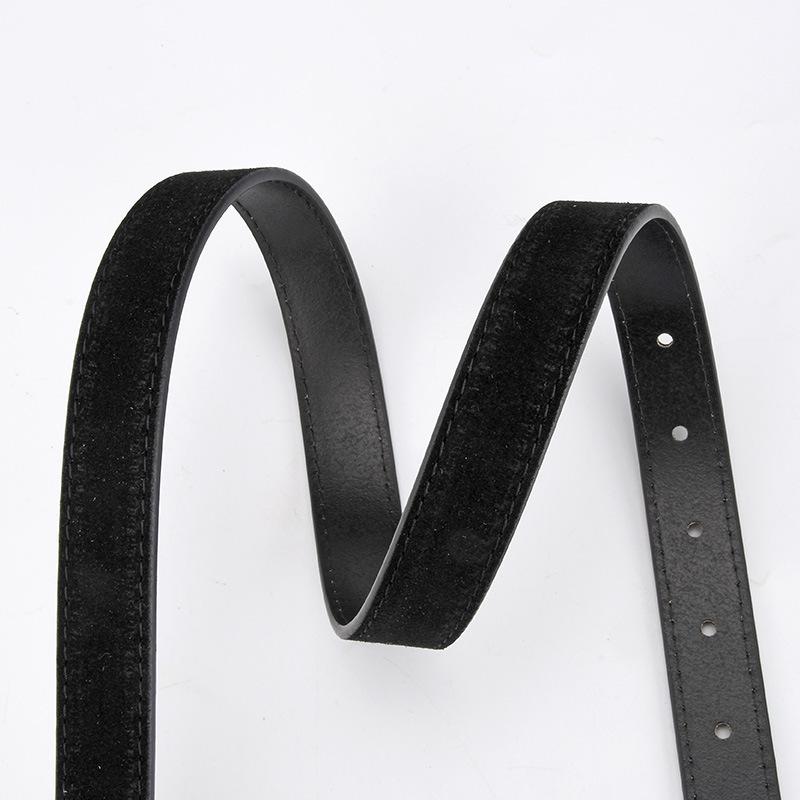 Korean Style Matte Retro Women's Belt Alloy Pin Buckle Four Seasons Versatile Jeans Casual Decorative Leather Trousers Belt for Women