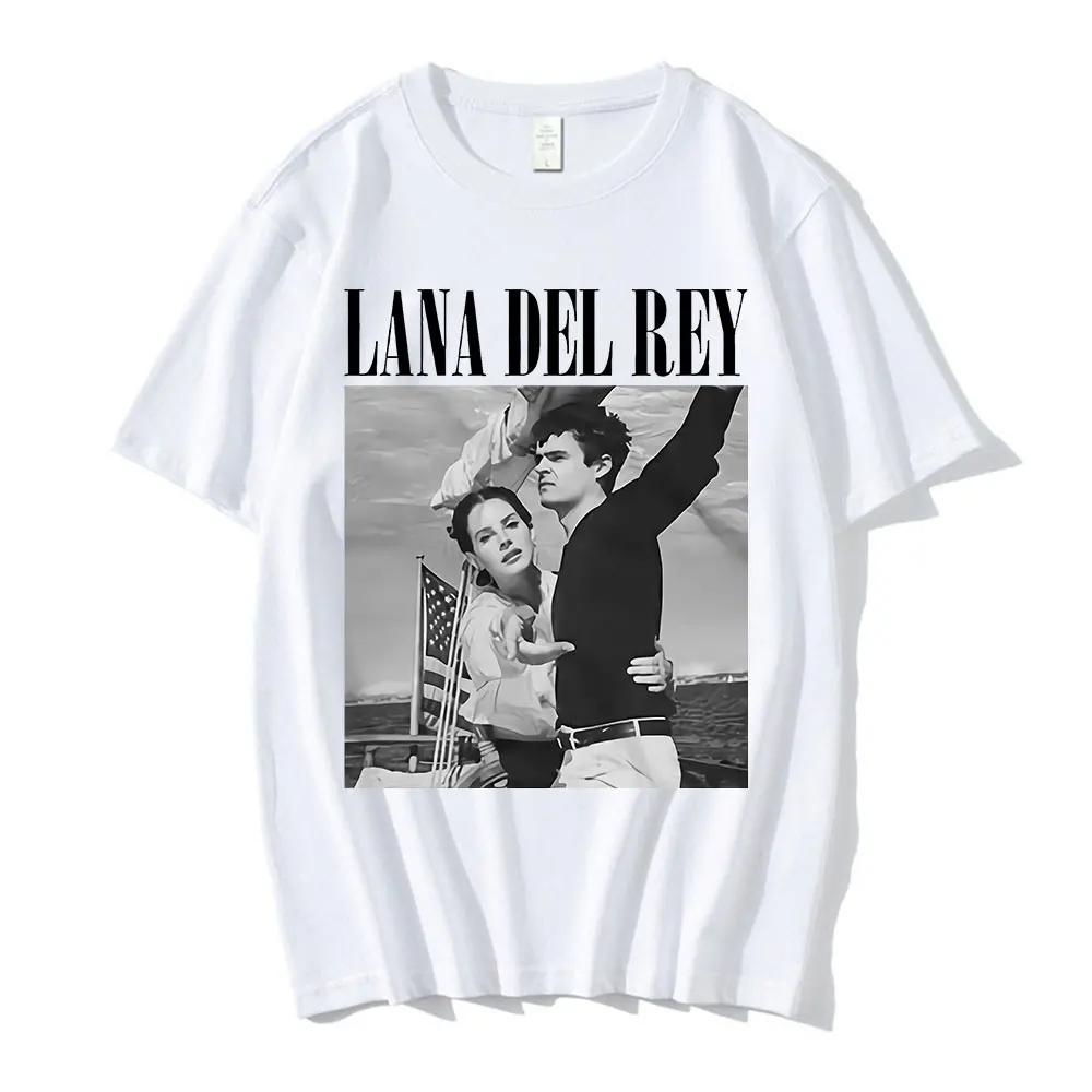 

Unisex New Lana Del Rey Ldr Graphic Print T Shirt Fashion Streetwear Short Sleeve Casual Crew Neck Plus Size T Shirt Women 62477 S