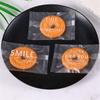 100Pcs Frosted Transparent English Letter Candy Nougat Milk Snowflake Crisp Machine Sealed Packaging Bags