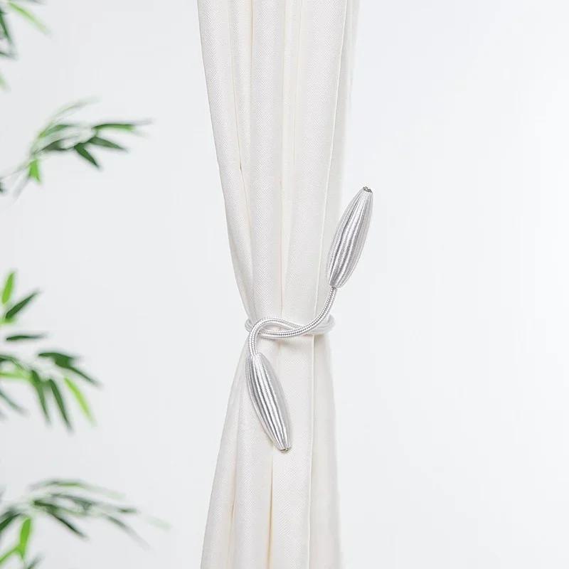 2024 Novo Clipe de Cortina Suportes de Cortina Fivela de Amarração Clipes Fivela de Bola Pendurada Amarração Acessórios de Cortina Decoração de Casa de Natal