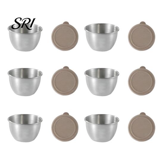 Travel Condiment Container Salad Dressing 1.6oz Leakproof Airtight Dip with Lids Reusable Lunch Box Sauce Holder Stainless Steel Cups for Boxes