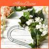 Heart Frame Shaped Wreath Heart Rustproof Reusable Beautiful Metal Floral Flower Garland Frame For Wedding